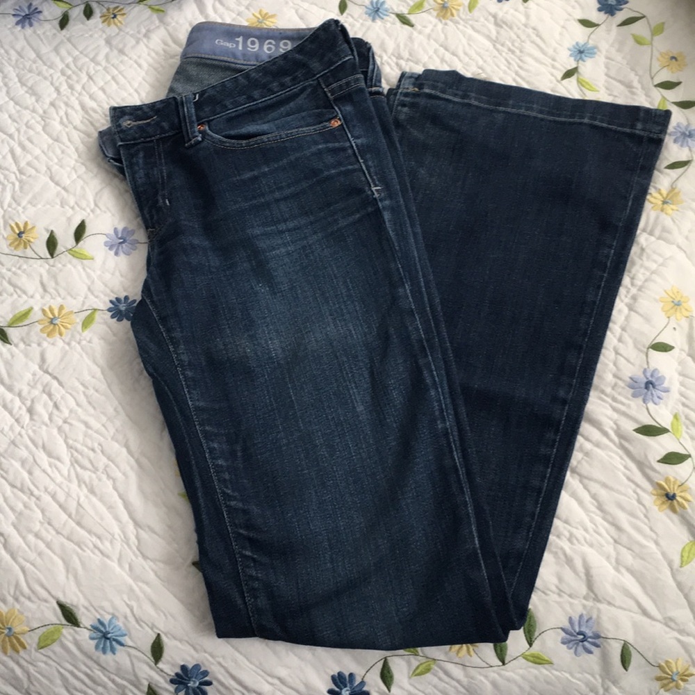 Gap Long & Lean Jeans 25/0R Dark Wash